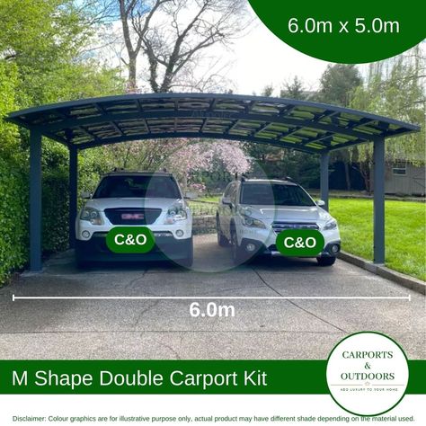 SALE! SALE! SALE! 🚗 Upgrade your space in style! Enjoy 15% OFF our M-Shape Double Carport + FREE delivery!! 🚗✨ For more information, you can email us or visit our website. 🌐 www.carportsandoutdoors.com.au 📩 info@carportsandoutdoors.com.au #carportsandoutdoors #carports #windowawnings #outdoordesign #patio #carportdeal #freedelivery #LimitedOffer Cantilever Carport, Aluminum Carport, Building A Carport, Carport Patio, Canopy Roof, Carport Kits, Polycarbonate Sheet, Car Shed, Carport Sheds