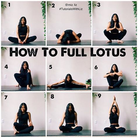 ✨How to Full Lotus✨ . . . Full lotus requires ankle and hip flexibility in order to protect the kneecaps! Here are some poses to aid in… Basic Yoga For Beginners, Lotus Pose Yoga, Yoga Inspiration Photos, Hip Flexibility, Lotus Yoga, Lotus Pose, Easy Yoga Poses, Happiness Project, Basic Yoga