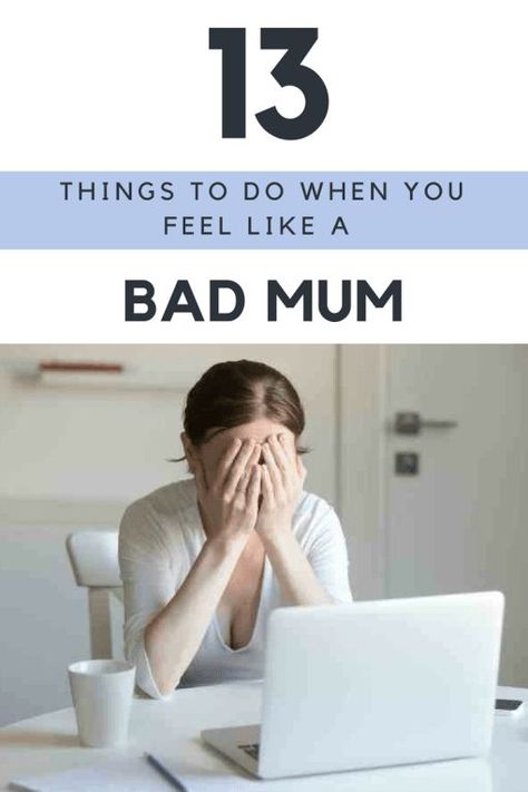 13 things to do when you feel like a bad mum #parenting #momlife #mumlife #parents #family Mum Hacks, Had A Bad Day, Motherhood Encouragement, Parenting Issues, Mum Life, Parenting Inspiration, Parenting Help, Parent Life, Surviving Motherhood