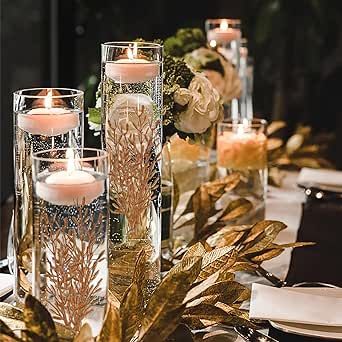 Table Decorations For Wedding, Decorations For Wedding, Centerpiece Table, For Wedding, Decoration Plante, Cylinder Vase, Centerpiece Ideas, Wedding Table Decorations, Vase Fillers