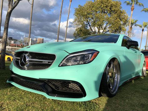 Tiffany Blue  #benz  #exotic  #rolloface  #amg  #cls63amg  #tiffany  #blue Tiffany Blue Car, Teal Car, Turquoise Car, Cls 63, Truck Paint, Acura Tsx, Blue Car, My Dream Car, Car Wrap