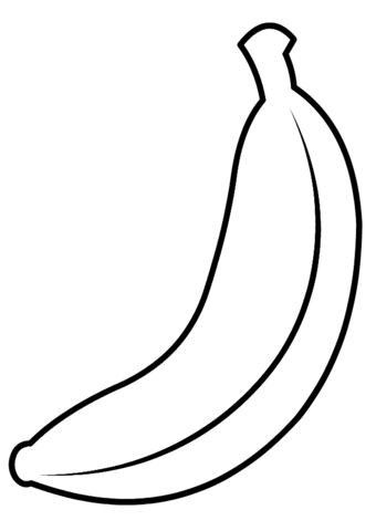 Banana Craft Ideas, Banana Printable Free, Banana Template Free Printable, Banana Activities For Kids, Banana Crafts For Toddlers, Banana Coloring Page, Banana Craft Preschool, Fruits Coloring Pages For Kids, Banana Crafts For Kids