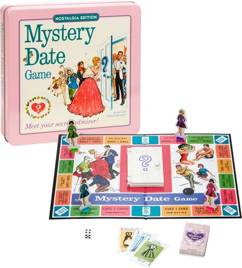 Game Bookshelf, Pretty Pretty Princess Game, Mystery Date Game, Mystery Games For Kids, Chutes And Ladders, Date Night Games, Mystery Date, Vintage Board Game, Princess Games