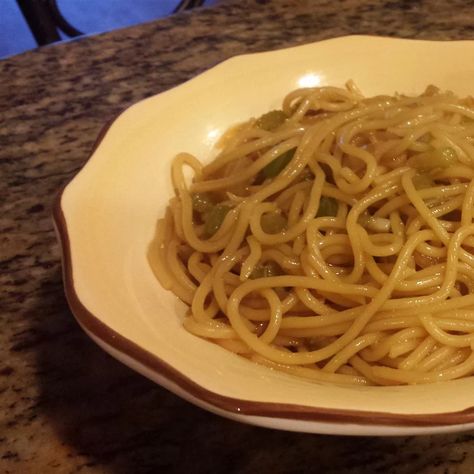 Sweet and Savory Garlic Noodles | Allrecipes Savory Noodles, Zucchini And Asparagus, Asparagus Orzo, Asparagus Zucchini, Orzo Risotto, Garlic Noodles Recipe, Creamy Orzo, Recipes Sides, Food Savory