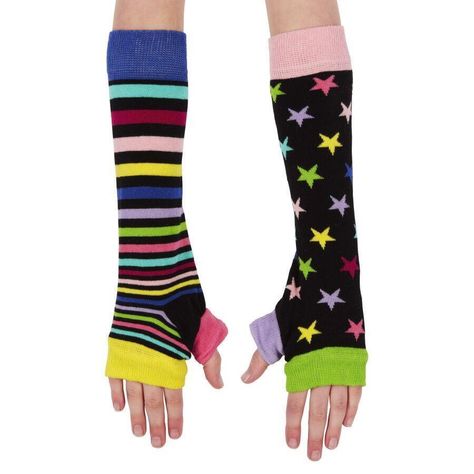 Gifts Direct 2 U Ltd Shop Home Contact Seller Add To Favourites About Seller Seller Feedback United Oddsocks Arm Warmers Buy it now: £18.49 Arm Warmers - Stars & Stripes Made From: 88% Cotton, 10% Polyamide, 2% Elastane 2 Individual arm warmers of different design Size: One size fits most Machine Washable Description Shipping Returns Payments Now your arms can stand out in the crowd with our devilishly funky armwarmers. Keep your arms warm while you look just too cool! What’s even better is you Silly Clothes, Novelty Socks, Character Outfits, Dream Clothes, Star Designs, Shop Home, Hand Warmers, Stripes Design, Fingerless Gloves