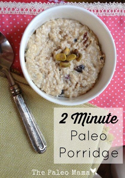 Paleo Porridge, Primal Breakfast, Paleo Guide, Breakfast Protein, Grain Free Breakfast, Breakfast Porridge, Paleo Recipes Breakfast, Keto Vegan, Primal Recipes