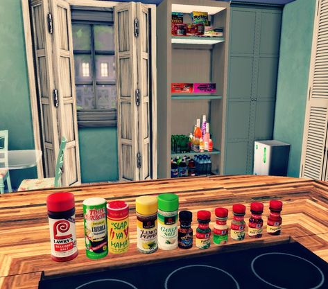 💗Seasoning Turn Up!!! 💗💗20 New meshes by me 💗Decor item 💗Recolor is fine (Please read my TOU) 💗Buy me ice cream here 💗Download here 💗Enjoy!!!!@sssvitlans @theblacksimmer @xmiramiraccfinds Sims 4 Seasoning Clutter, Sims4 Houses, Sims 4 Seasons, Sims 4 Clutter, Car Bed, Liquor Store, Cc Finds, Maxis Match, Sims 4 Mods