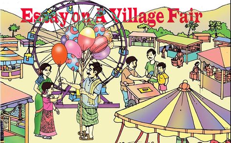 Essay on “A village fair” Complete Essay for Class 10, Class 12 and Graduation and other classes. Village Fair Drawing, Village Fair, The Village People, Cow Sketch, Fair Pictures, Village Fete, Anime Lips, Buddhist Art Drawing, Oil Pastel Colours