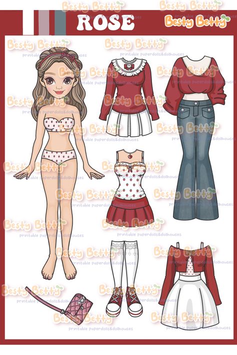 Paper doll template