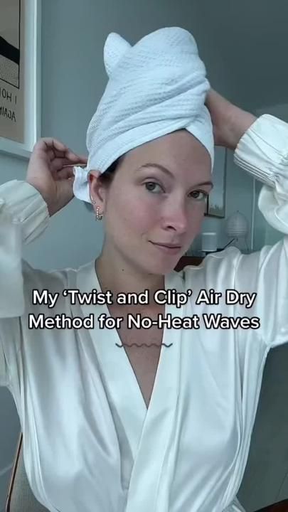 Our Founder, @Dianna Cohen, shares her technique for heatless waves using our haircare favorites as well as our newest launch, The Clips. #clawclip Long Hippie Hair, Makeup And Hairstyles, Heartless Curls, Shoulder Length Curls, Heatless Waves, Crown Affair, Twisted Hair, Overnight Hairstyles, Overnight Curls