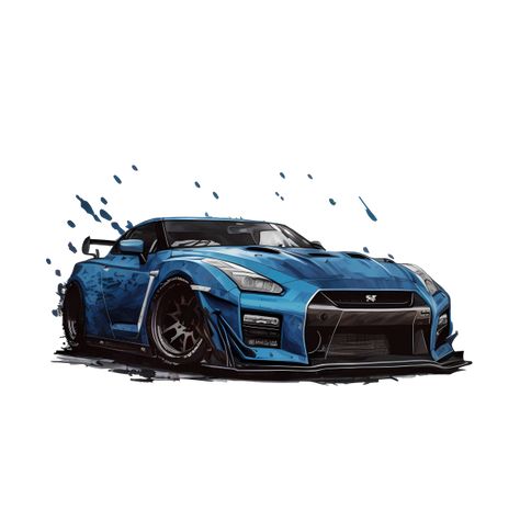 Vector illustration of nissan gtr r35 racing in rain for jdm car lovers -- Choose from our vast selection of Crewneck and V-Neck T-Shirts to match with your favorite design to make the perfect custom graphic T-Shirt. Pick your favorite: Classic, Relaxed Fit, V-Neck, Tri-Blend, Dolman Extra Soft Tri-Blend, Slouchy V-Neck, Slouchy, Premium, Heavyweight, Curvy, Ringer, and Curvy V-Neck. Customize your color! For men and women. Cars For Teenagers Cheap, First Cars For Teenagers, Cars For Teenagers, Gtr 35, Gtr Car, Skyline Gtr R34, Cartoon Cars, Gtr R34, Nissan Gtr R35