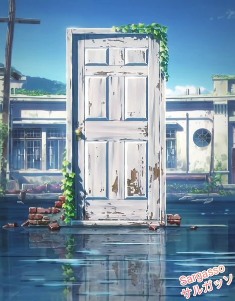 Augmented Reality Art, Japan Architecture, Boho Art Drawings, Dreamy Artwork, Best Anime Drawings, Open Door, 2d Art, Anime Character Drawing, Anime Scenery Wallpaper