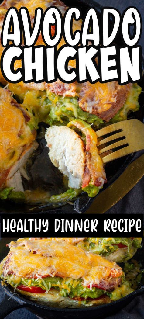 Guacamole And Chicken, Avocado Salsa Chicken Recipe, Keto Chicken Avocado Recipes, Recipes With Avocado And Chicken, Chicken With Guacamole Meals, Chicken With Guacamole, Dinners With Guacamole, Low Carb Whole Chicken Recipes, Steak And Avocado Recipes