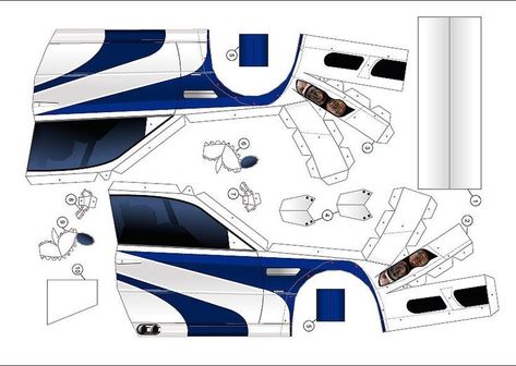 Bmw Papercraft, Manga Cars, Bmw M3 Gtr, Paper Models House, Paper Airplane Template, Car Papercraft, Paper Model Car, Tokyo Drift Cars, Free Paper Models