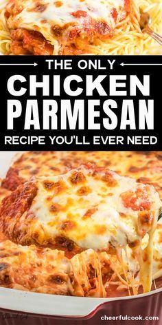 Easy Cheesy Chicken, Chicken Parmesan Recipe Easy, Chicken Parmesan Recipe, Chicken Breast Recipes Baked, Chicken Parm, Recipe Chicken, Easy Cheesy, Easy Casserole Recipes, Breaded Chicken