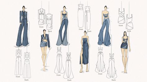 Portfolio :: Behance Fashion Portfolio Layout Templates, Fashion Collection Portfolio, Fashion School Portfolio, Design Development Fashion, Collection Fashion Illustration, Creative Fashion Illustration, Jomon Pottery, Fashion Portfolio Layout, Illustration Projects