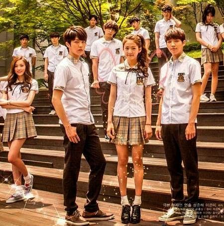 Hi School: Love On - I freaking love this show! Korea High School, Hi School Love On, Who Are You School 2015, High School Love, High School Uniform, School Love, Drama Class, Nam Woo Hyun, School Uniform Fashion