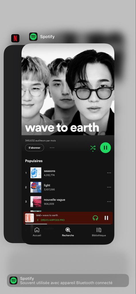 Wave To Earth Band, Wave To Earth Members, Earth Song, Incoming Call, Incoming Call Screenshot, Songs, Music