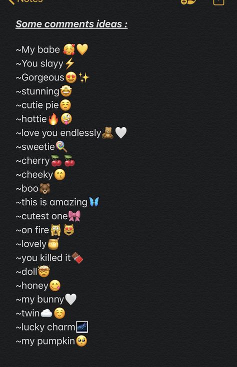 Emoji Comments For Instagram, Special Bio For Instagram, One Word Caption For Someone Special, Insta Comments For Best Friend, Aesthetic Comments For Insta, Insta Comments Ideas For Friends, Insta Comments Ideas, One Word Comments, One Word Bio For Instagram