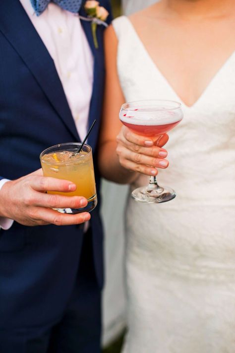 his and hers cocktails aaron watson photography virgina gentleman bourbon french kiss His And Hers Cocktails, Chambord Drinks, Signature Drink Ideas, Cocktails Made With Gin, Wedding Smile, Aaron Watson, Cocktail Names, Purple Cocktails, Pineapple Sage