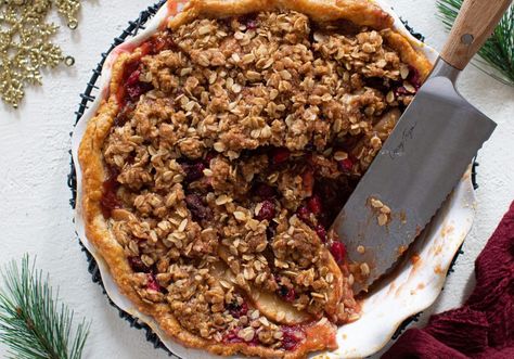 Cranberry Crumble Pie, Christmas Pie Recipes, Fall Pies Recipes, Cranberry Crumble, Fall Pies, Cranberry Pie, Crumble Pie, Christmas Pie, Pie Crumble