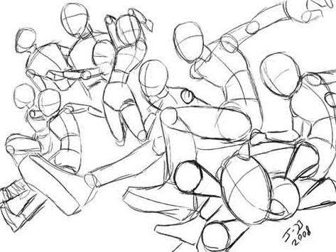 Anime Group Drawing Base, Seven Person Group Pose, Group Ych Base, Group Photo Base Drawing, Anime Group Poses Reference, Ych Base Group, 9 Person Drawing Base, 7 Person Group Pose Drawing, Group Photo Reference Drawing