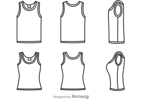 Tank Top Template, Hoodie Vector, Top Template, Drawing Room Interior Design, Small Drawing, Icon Clothing, Flat Drawings, Fashion Vector, Drawing Room Interior