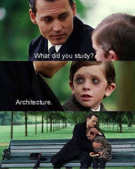 New Video: 15 Reasons NOT TO Study Architecture ❌  The worst things about studying architecture... Architecture Memes, Architecture Career, Architect Student, Architecture Panel, Architecture Life, Student Humor, Architecture Quotes, Study Architecture, Facebook Messenger