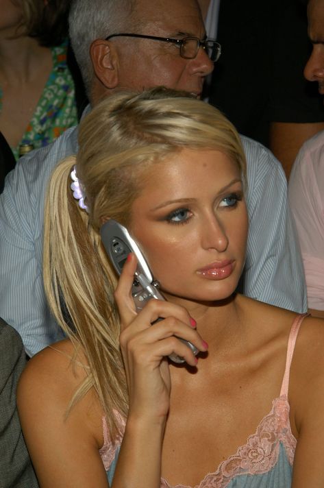 Using a non-bejeweled flip phone, September 2003- Cosmopolitan.com Flip Phone 2000s, 2000s Phone, 2003 Aesthetic, Flip Phone Aesthetic, American Meme, 2000s Trends, Old Cell Phones, Y2k Phone, Y2k Party