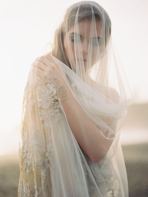 erich-mcvey-ginny-au-ethereal-wedding-ideas-veil-full-length-ocean Ocean Dress, Erich Mcvey, Ethereal Wedding, Coastal Wedding, Wedding Veils, Wedding Veil, Wedding Pics, Bridal Veil, Bridal Portraits