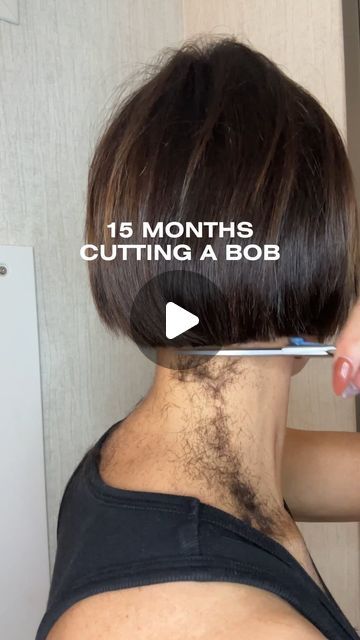 Above Chin Bob, How To Cut Bob Haircut, How To Cut Your Hair Short, Hairstyle For Bob Cut, Bob Cut Hairstyles Short, Growing Out Bob Haircut Stages, How To Cut Hair Short, How To Cut A Bob Step By Step, Straight Hair Short Haircut