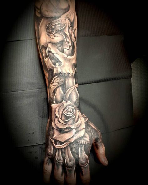 23 Forearm Tattoos For Men For Your Next Tattoo Appointment Masculine Things, Forearm Tattoos For Men, Baby Memorial Tattoos, Tattoo Appointment, Face Everything And Rise, Rose Tattoo Sleeve, Rose Sleeve, Skull Sleeve, Tattoo Forearm