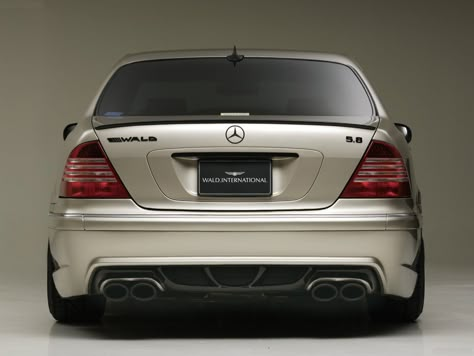 Mercedes Benz S55 AMG (W220) WALD Edition W203 Amg, S500 Mercedes, Old Benz, Mercedes S55 Amg, Mercedes C320, Amg Benz, C55 Amg, Mercedes Benz 500, Mercedes W203