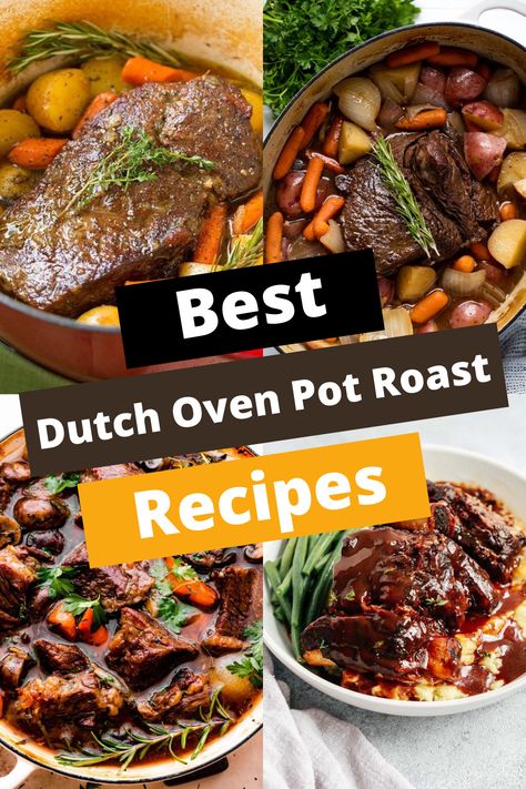 TOP 9 DUTCH OVEN POT ROAST RECIPES: CLASSIC TO CREATIVE Dutch Oven Pot Roast Recipes, Oven Pot Roast Recipes, Best Dutch Oven Pot Roast, Cast Iron Dutch Oven Recipes, Roast In Dutch Oven, Pork Roast With Gravy, Beef Sirloin Tip Roast, Best Baklava Recipe, Dutch Oven Pot Roast