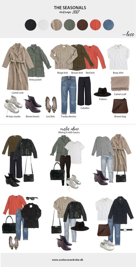 My current capsule: autumn 2017 – Use less Minimalist Moda, Use Less, Minimalist Capsule Wardrobe, Winter Capsule Wardrobe, Clothes And Shoes, Capsule Outfits, Fall Capsule Wardrobe, Fashion Capsule, Minimalist Wardrobe