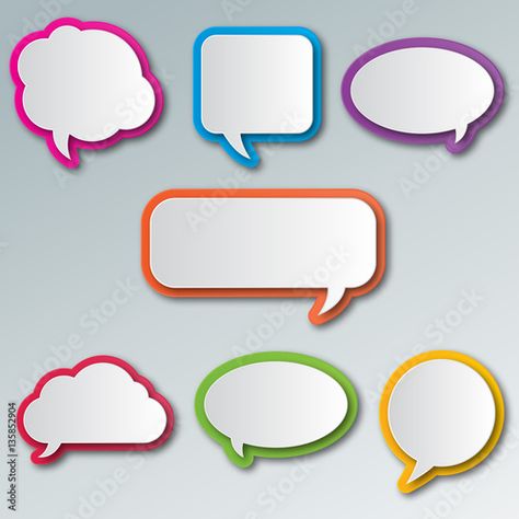 Bubbles Design, Comic Bubble, Speech Bubbles, Speech Bubble, Stock Vector, Bubbles, Stock Images, Comics, Color