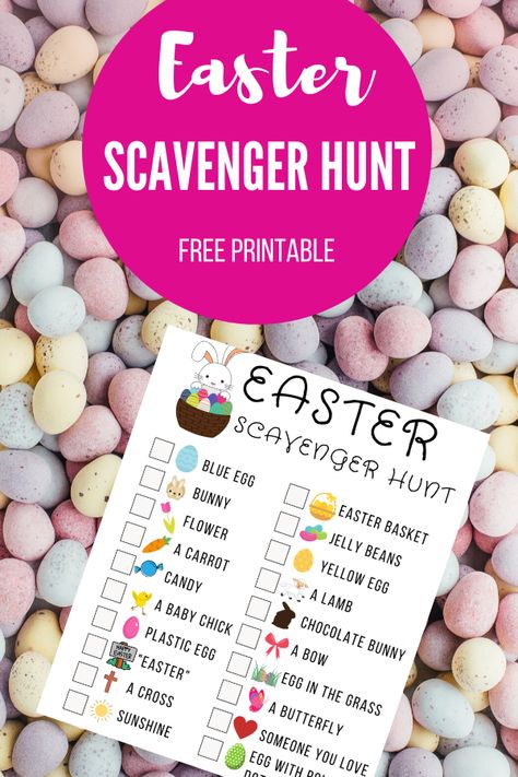 Family Easter Games, Easter Scavenger Hunt Clues, Easter Scavenger Hunt, Fun Easter Crafts, Easter Activities For Kids, Free Activities For Kids, Easter Hunt, Easter Games, Easter Printables Free