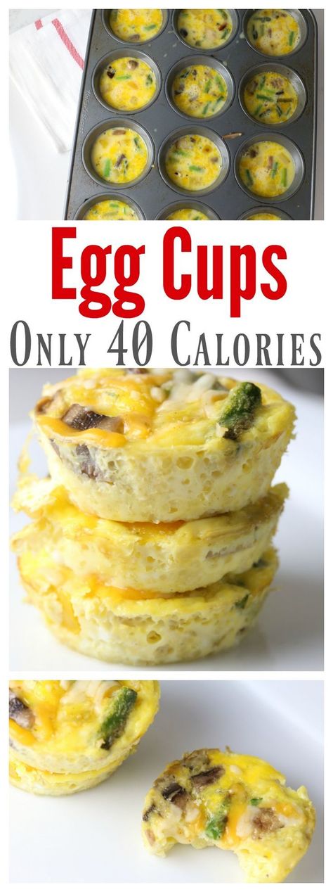 These Low-Calorie Egg Cups are a great way to start off your day with a nutritious and low-calorie breakfast option! Egg cups are super easy and high in protein! #Easybreakfast #Keto #eggcups #ketobreakfast #ketorecipes #protein #lowcarb #lowcarbrecipes #lowcarbbreakfast #eggrecipes Good Fat Foods, 200 Calorie, Low Calorie Breakfast, Egg Diet Plan, 100 Calorie, Boiled Egg Diet Plan, Boiled Egg Diet, Low Carb Diets, Lose 10 Pounds