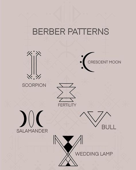 Berber Alphabet, Amazigh Tattoos, Berber Pattern, Berber Tattoo, Berber Culture, Moroccan Inspiration, Small Hand Tattoos, Symbols And Meanings, Tattoo Placement