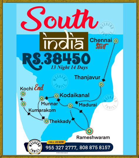 Grand South India Trip .. India Trip, Kodaikanal, Munnar, Madurai, South India, Trip Ideas, Kochi, Day For Night, India Travel