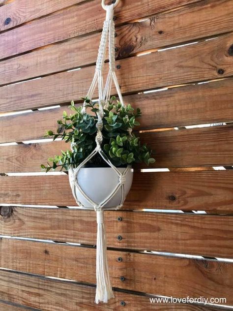 Diy Macrame Plant Hanger Tutorials, Plant Hanger Tutorial, Macrame Plant Hanger Tutorial, Macrame Plant Hanger Patterns, Makramee Diy, Diy Macrame Plant Hanger, Hanger Diy, Diy Plant Hanger, Craft Decor