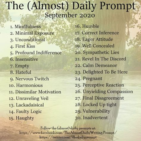 Self Written Poetry, The Almost Daily Writing Prompts, Almost Daily Writing Prompts, Poetry Prompts Ideas, Slam Poetry Prompts, September Prompts, Writing Prose, Poem Prompts, Poetry Challenge