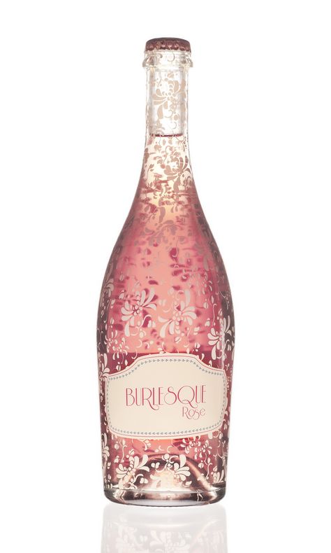 Wine Bottle Design Packaging, Sparkling Wine Label Design, Rose Wine Bottle, Prosecco Bottle, Wine Bottle Label Design, Rose Bottle, Pretty Wine, Pretty Alcoholic Drinks, Rosé Wine