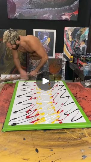 Drop Art Paint, Bishop Briggs, 1k Views, Art Tutorial, Art Paint, Hobby Lobby, Painting Acrylic, Canvas Artwork, Abstract Painting