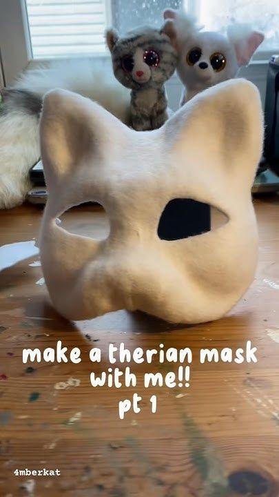 Muzzle Tutorial Mask, How To Felt A Therian Mask, Cute Therian Mask, Therian Tutorial, Fox Mask Ideas, Therian Mask Tutorial, Mask Ideas Therian, Therian Mask Ideas, Therian Quadrobics