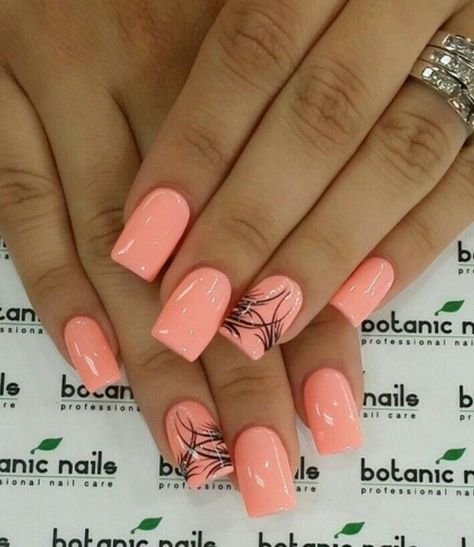 Dip Powder Nail Art Ideas, Design Ongles Courts, Coral Nails With Design, August Nails, Unghie Nail Art, Nail Board, Makeup Nails Designs, Coral Nails, Best Nail Art Designs