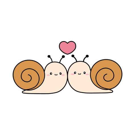 Check out this awesome 'Snails+in+love' design on @TeePublic! Snails In Love, Love Bug Drawing, Snail Drawing, Bugs Drawing, Cute Love Cartoons, Bee Crafts, Love T Shirt, Love Design, Kids Magnets