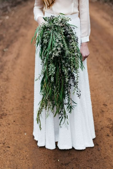 Wedding Bouquet Cascading, Greenery Bouquets, Trailing Bouquet, Foliage Bouquet, Greenery Wedding Bouquet, Green Wedding Inspiration, Cascading Wedding Bouquets, Greenery Bouquet, Bridal Styling