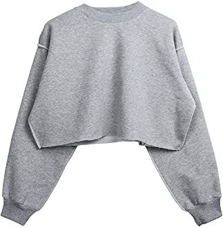 Crop Pullover, Crop Top Casual, Women Sweatshirt, Oversize Women, Harajuku Streetwear, Sweatshirt Women, Cropped Sweatshirt, Crop Sweater, Solid Clothes