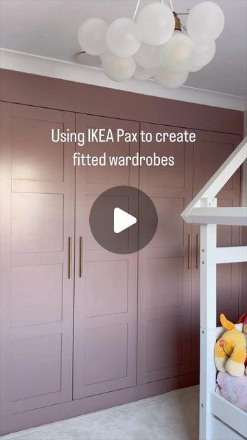 Ikea Pax Painted Doors, Ikea Pax Fitted Wardrobe, Fitted Ikea Pax Wardrobes, Ikea Pax Fitted Wardrobe Hack, Ikea Pax Wardrobe Layout, Fitted Wardrobe Ikea, Dressing Room Ikea Ideas, Ikea Pax Fitted Wardrobes, Diy Ikea Hacks Bedroom